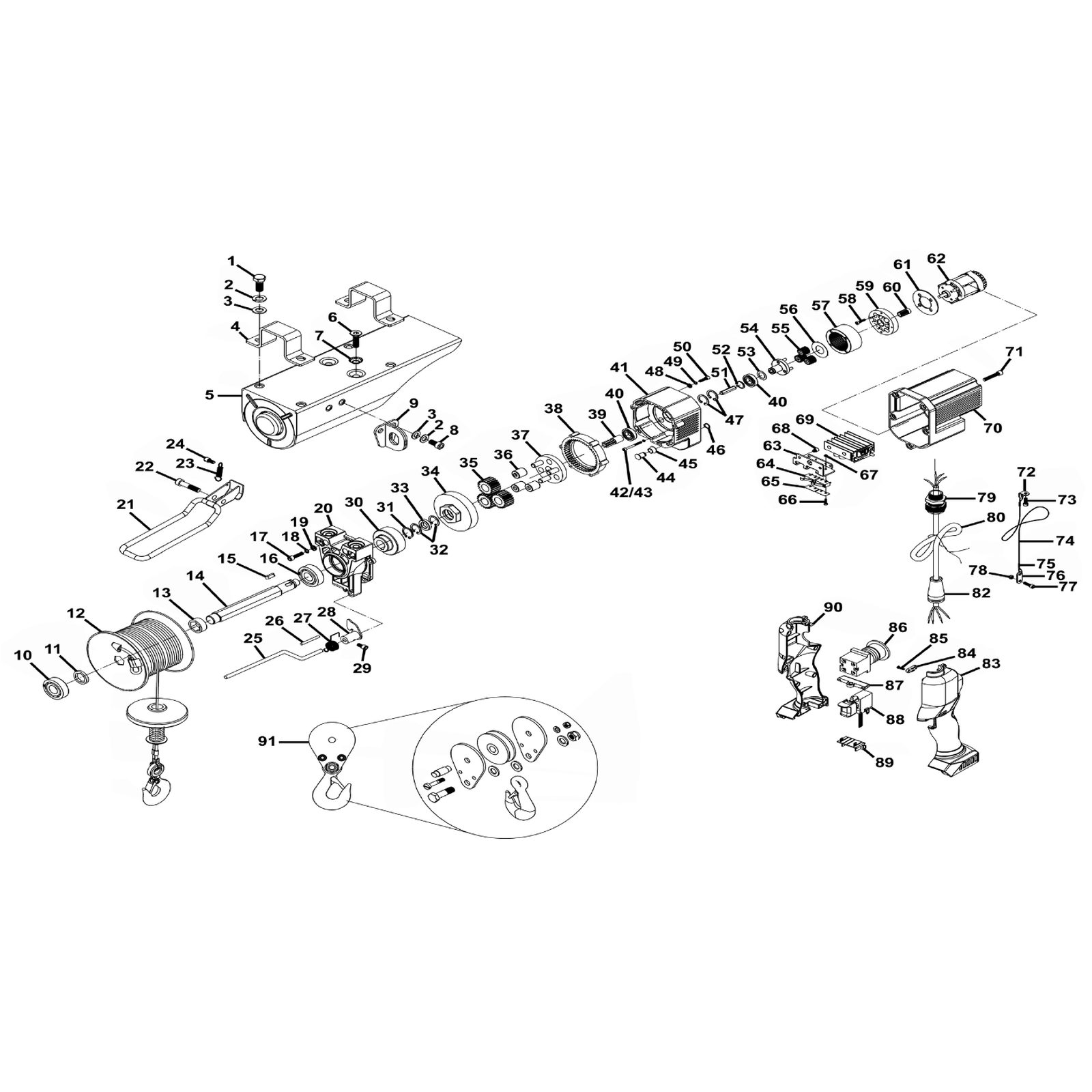 Sealey Upper Limit Bracket PH2520V-21