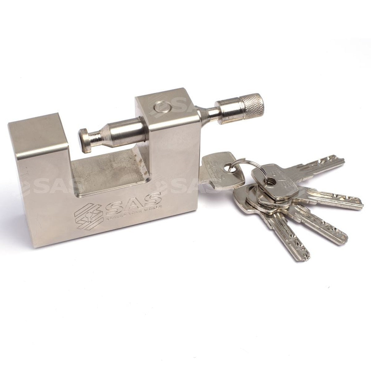 SAS C-Type Padlock for Chains or Cables Lock Keyed Alike