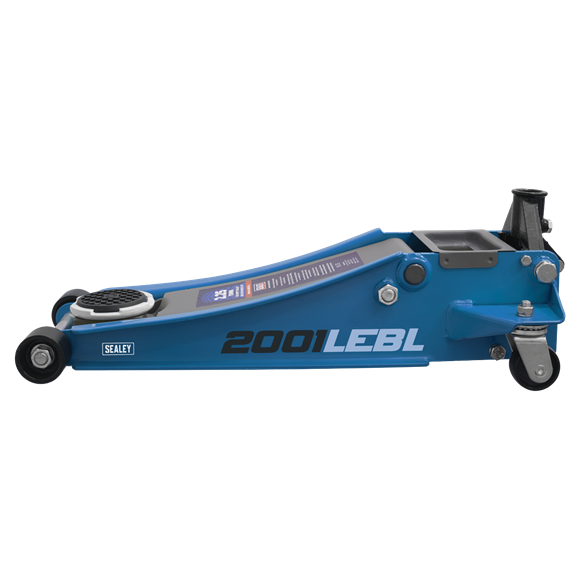 Sealey Trolley Jack 2.25 Tonne Low Profile Rocket Lift Blue 2001LEBL
