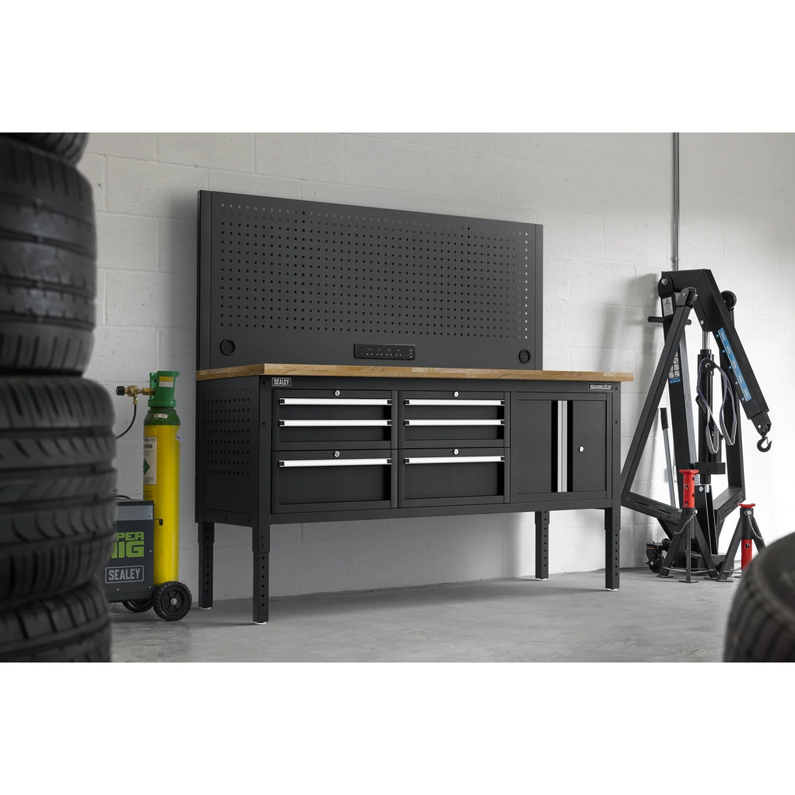 Sealey Superline PRO Modular Workbench 1830mm with 6 Drawers & Cupboard