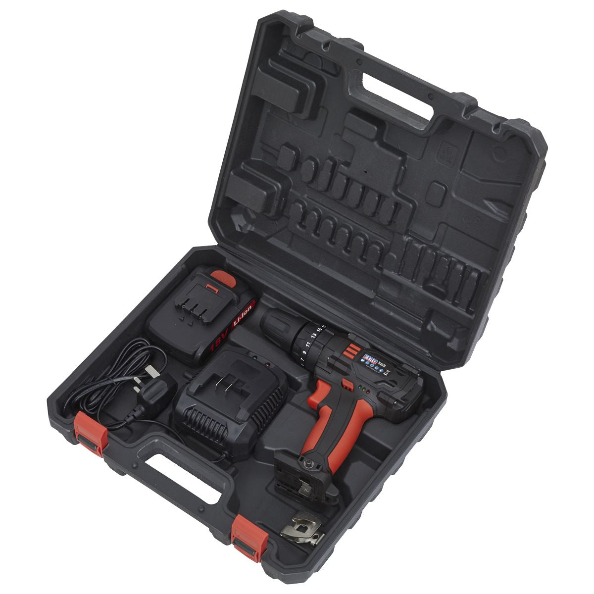Sealey 18V10mm Cordless Combi Drill CP18VLD