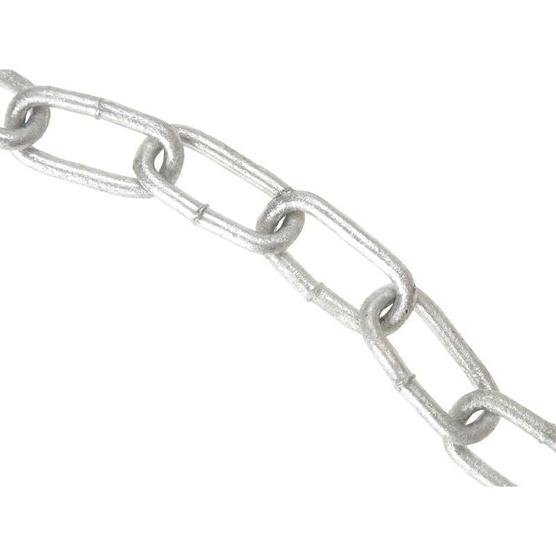 Faithfull Galvanised Chain Link 4mm x 30m Reel - Max. Load 120kg