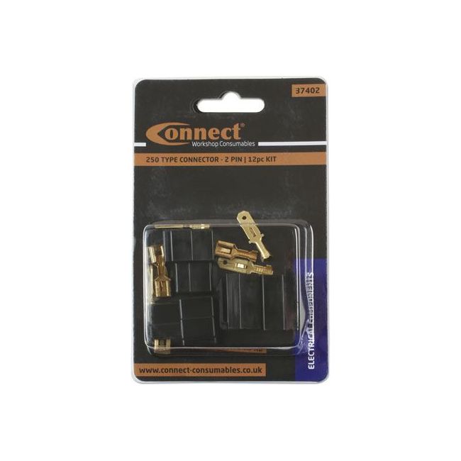 Connect 250 Type Connector 2 Pin Kit 12pc 37402
