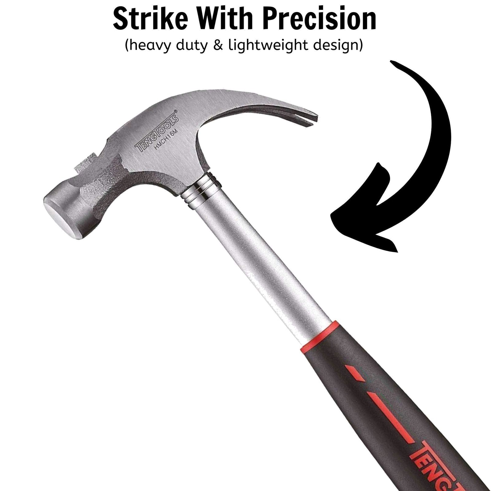 Teng Tools Carpenters Magnetic Claw Hammer 16oz