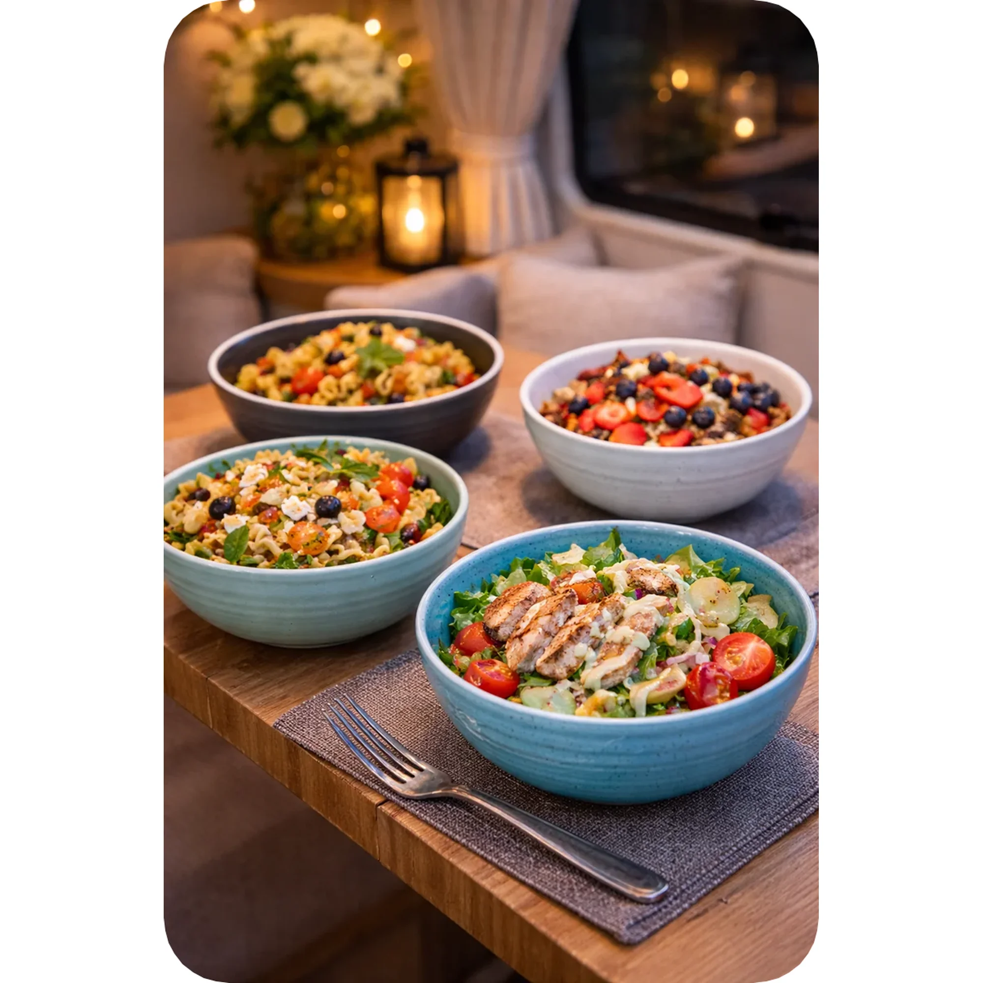 Quest 12 Piece Dinner Set - Eco-Friendly rPET, Florentina