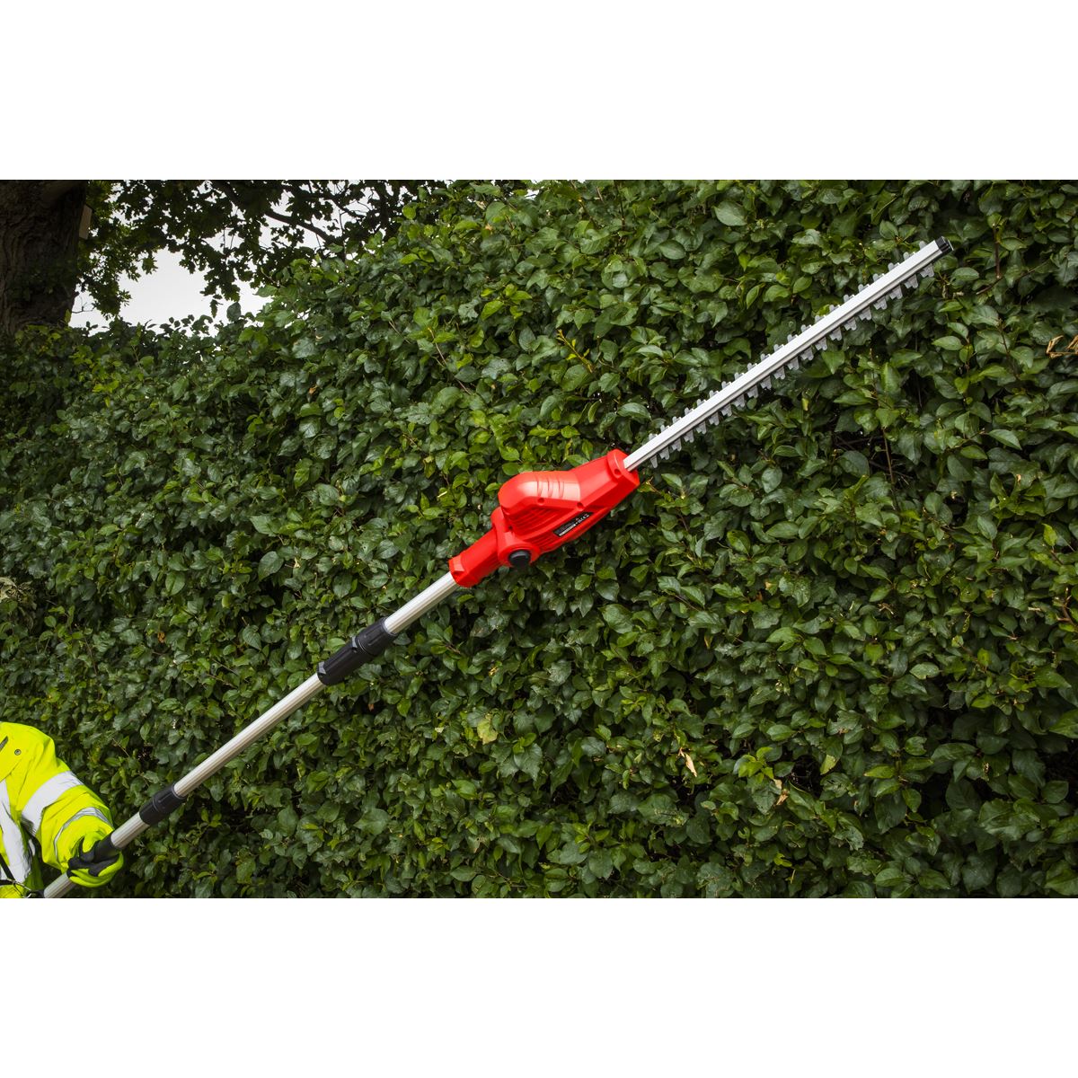 Sealey Pole Hedge Trimmer 20V SV20 Series Cordless  Body Only CP20VPHT