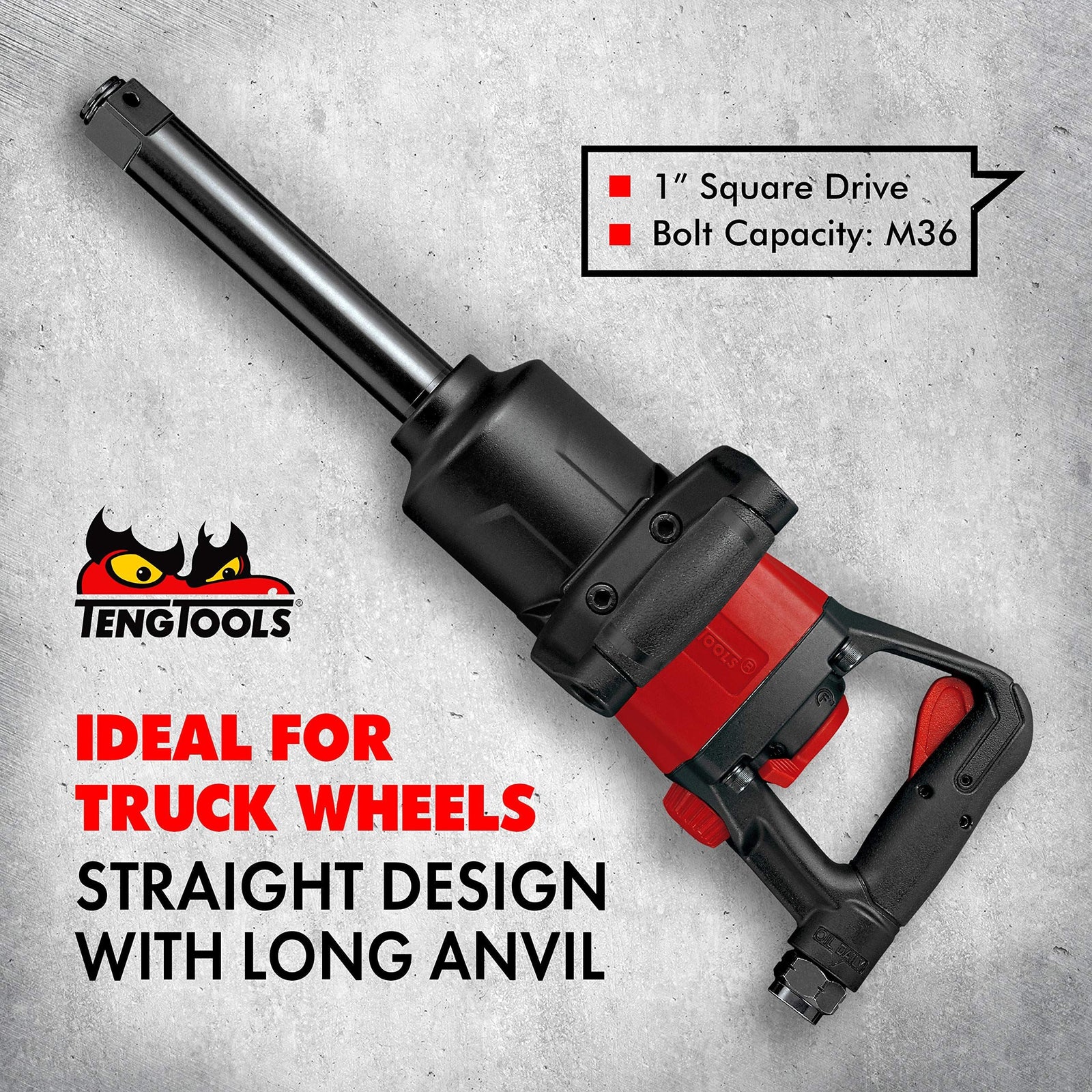 Teng Tools Straight Air Impact Wrench