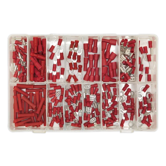 Sealey Crimp Terminal Assortment 260pc Red AB039RT
