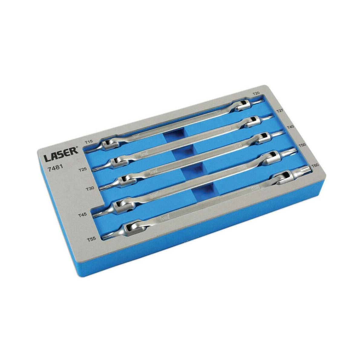 Laser Double Ended Flexible Star Bit Set 5pc 7481