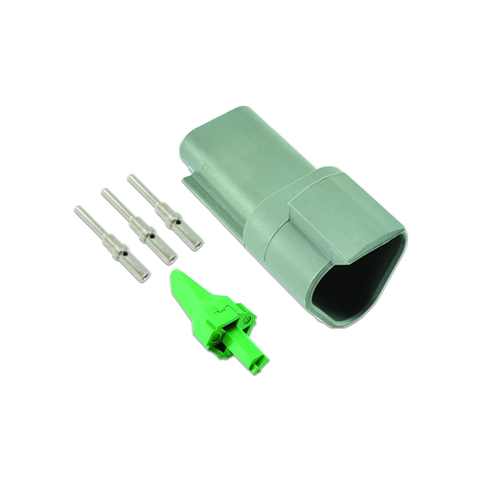 Connect Deutsch 3 Pin Receptacle Connector Kit 5pc 37505