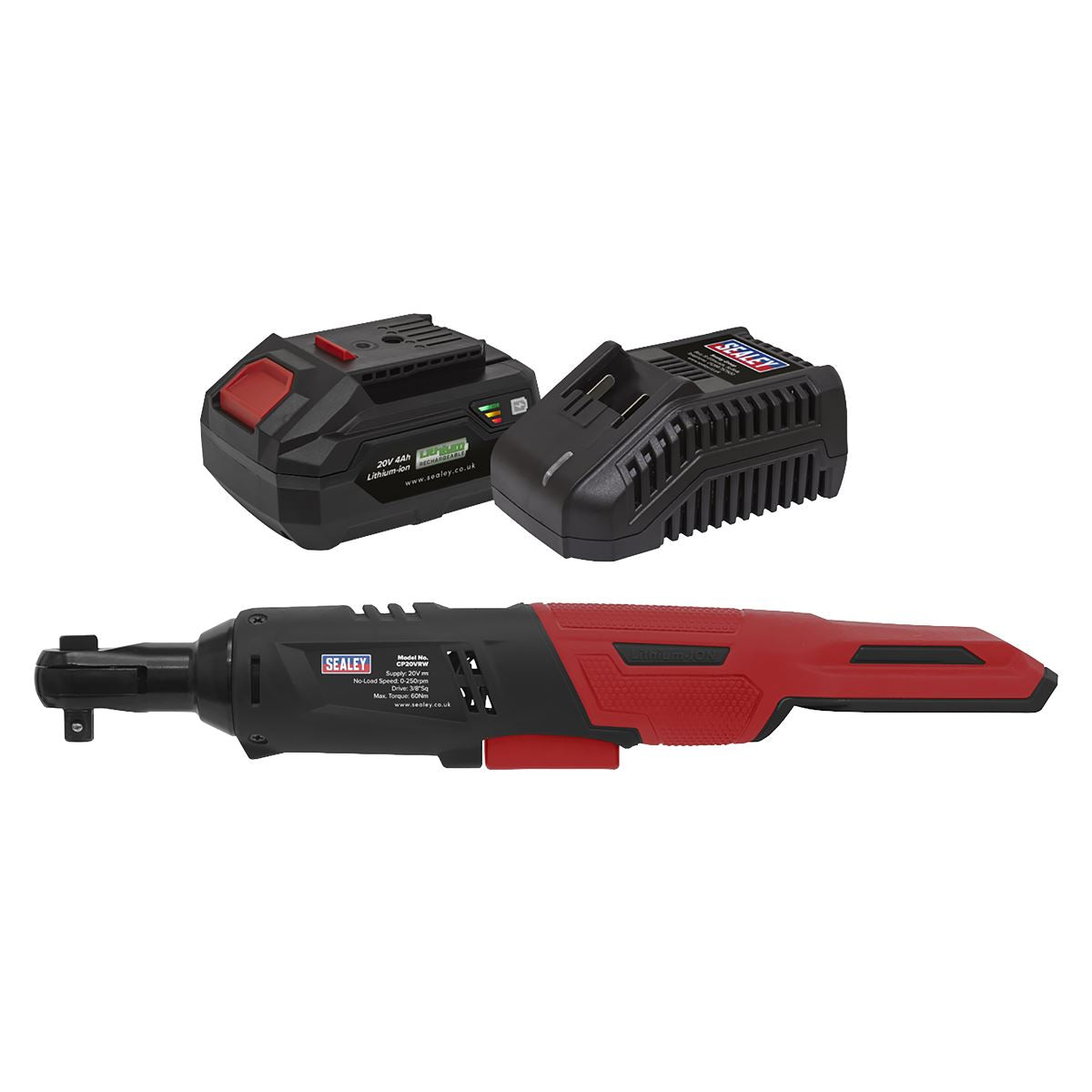 Sealey Cordless Hot Air Gun Kit 20V SV20 Series 2 Batteries CP20VHGKIT2