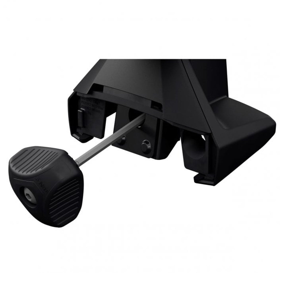 Thule SquareBar Evo Roof Bars Black fits Ford Transit Custom Van 2013-2024 4-dr with Fixed Points