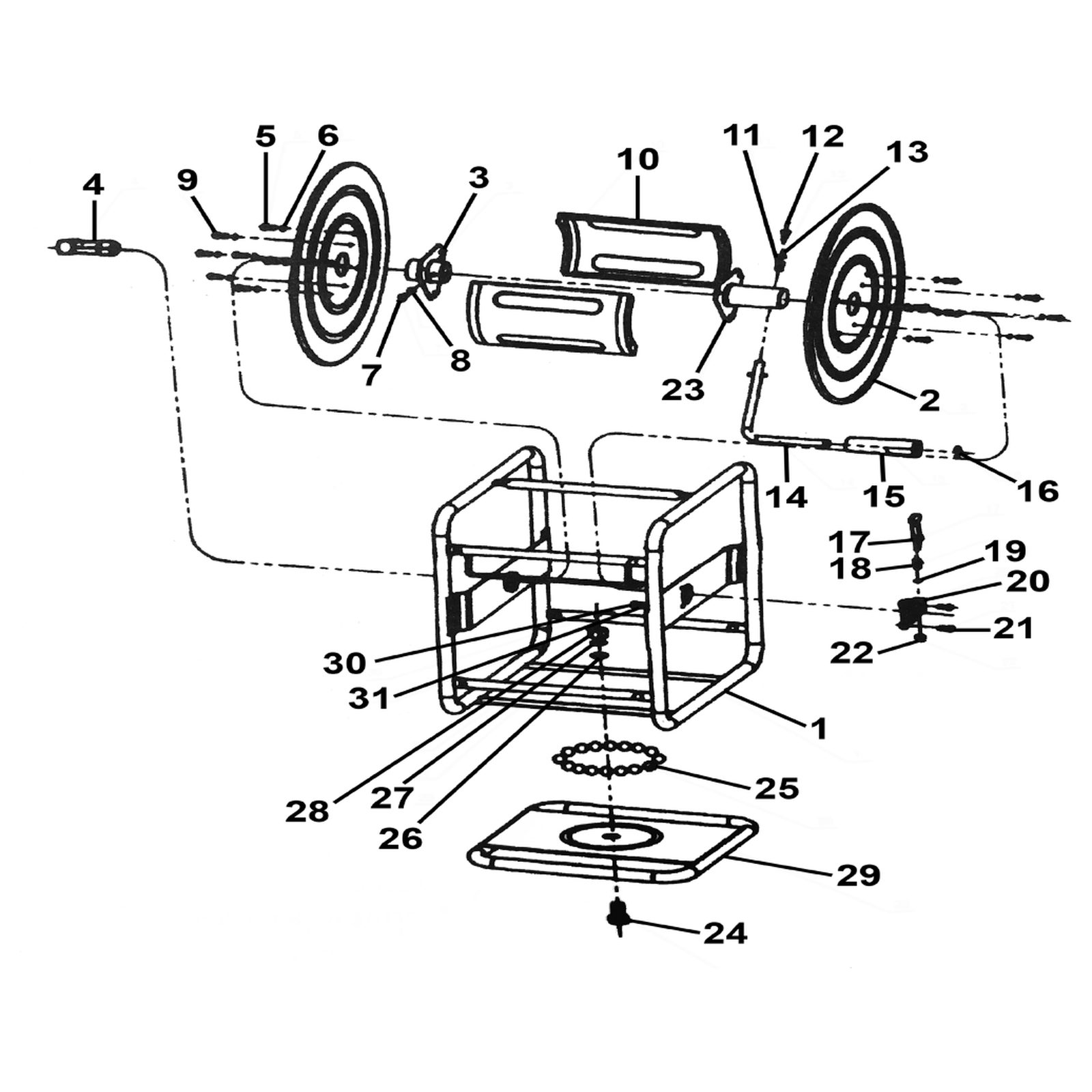 Sealey Swivel-Sub Assembly SA827-04
