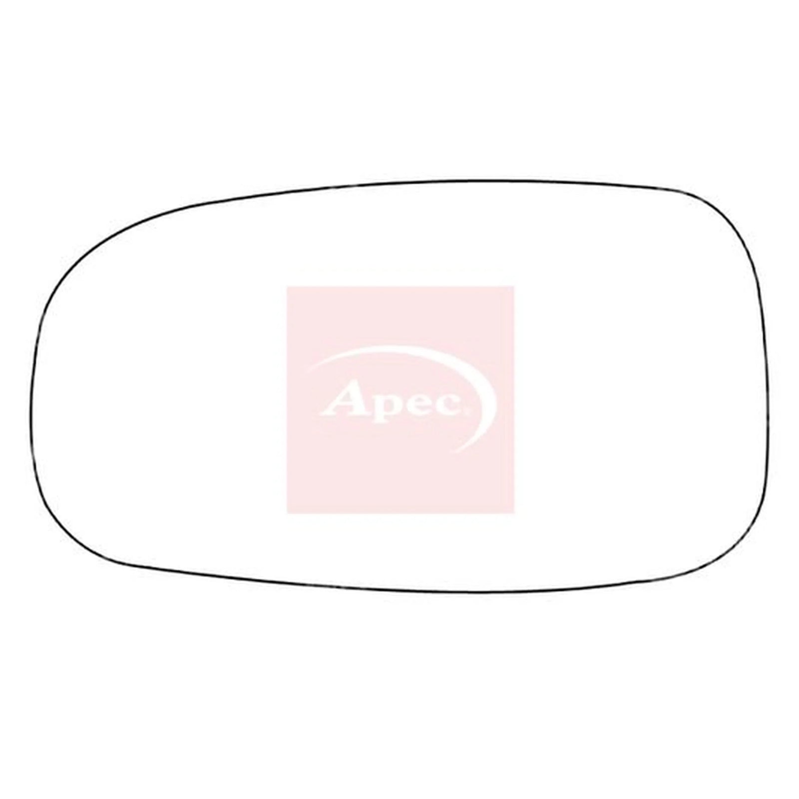 Apec Exterior Wing Mirror Glass Left AMS2621