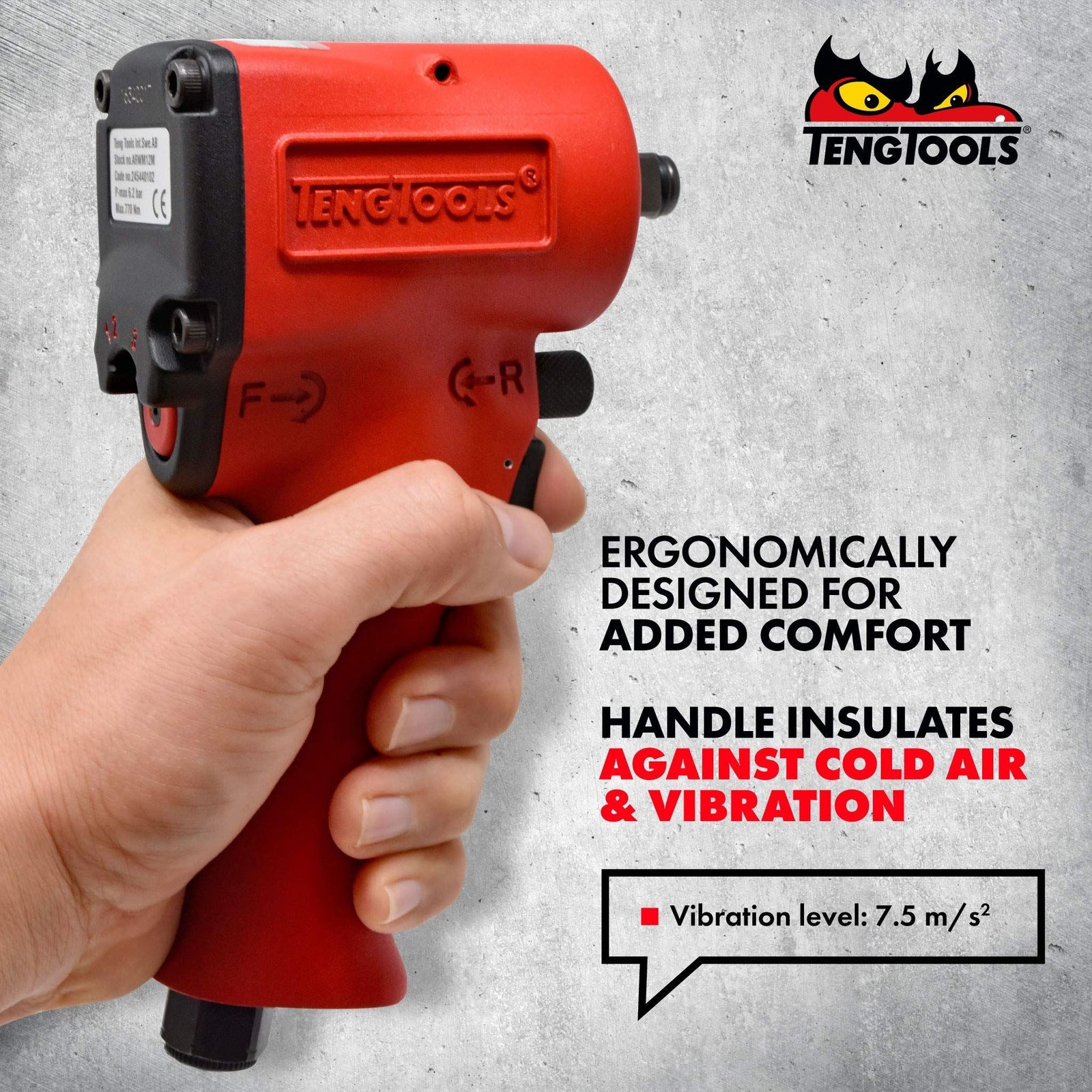 Teng Tools 1/2" Mini Air Impact Wrench