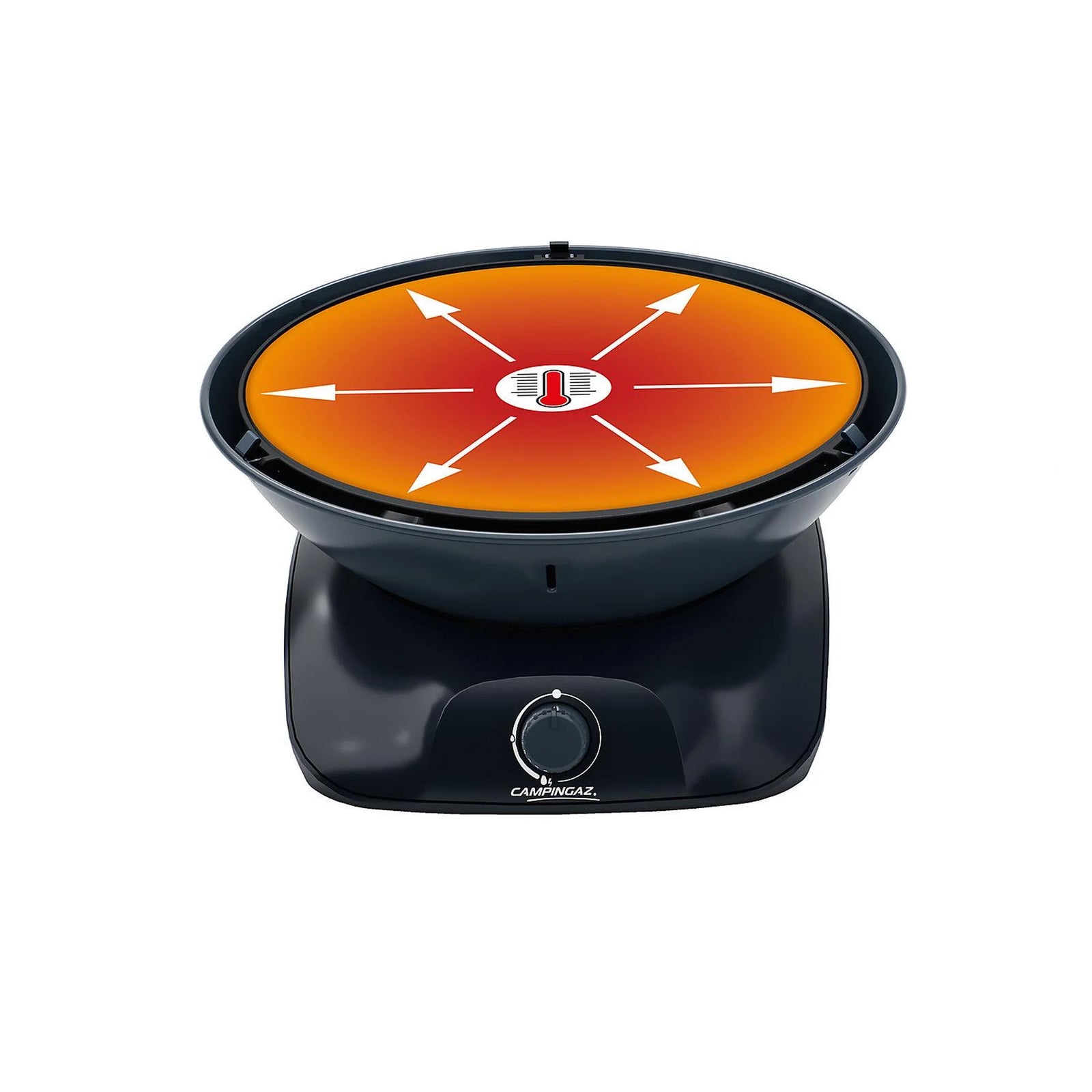 Campingaz 360 Grill CV Portable Gas BBQ 2400W Iron Grey