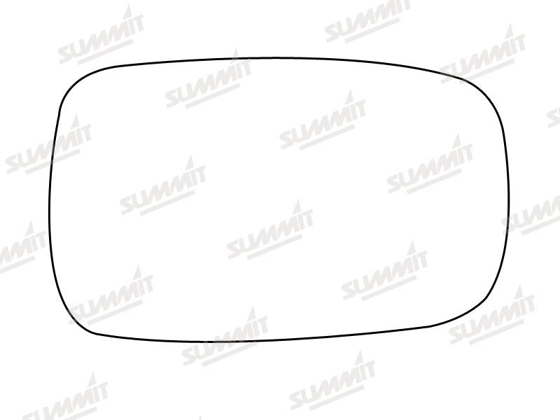 Summit Stick-On Standard Mirror Glass fits Renault Laguna Megane RHS LHS