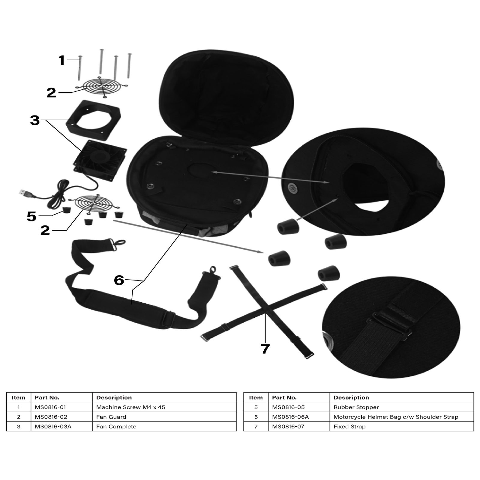 Sealey Rubber Stopper MS0816-05