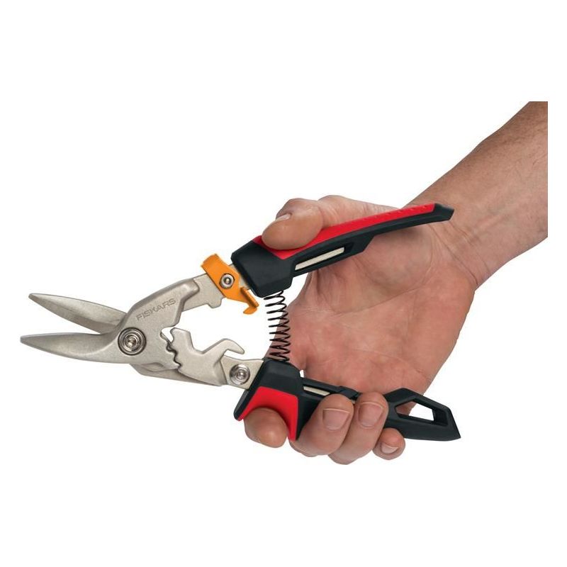 Fiskars PowerGear™ Aviation Snips Left Cut 250mm (10in)