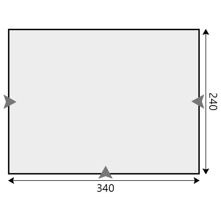 Camptech Countess Air 340 Caravan Porch Awning