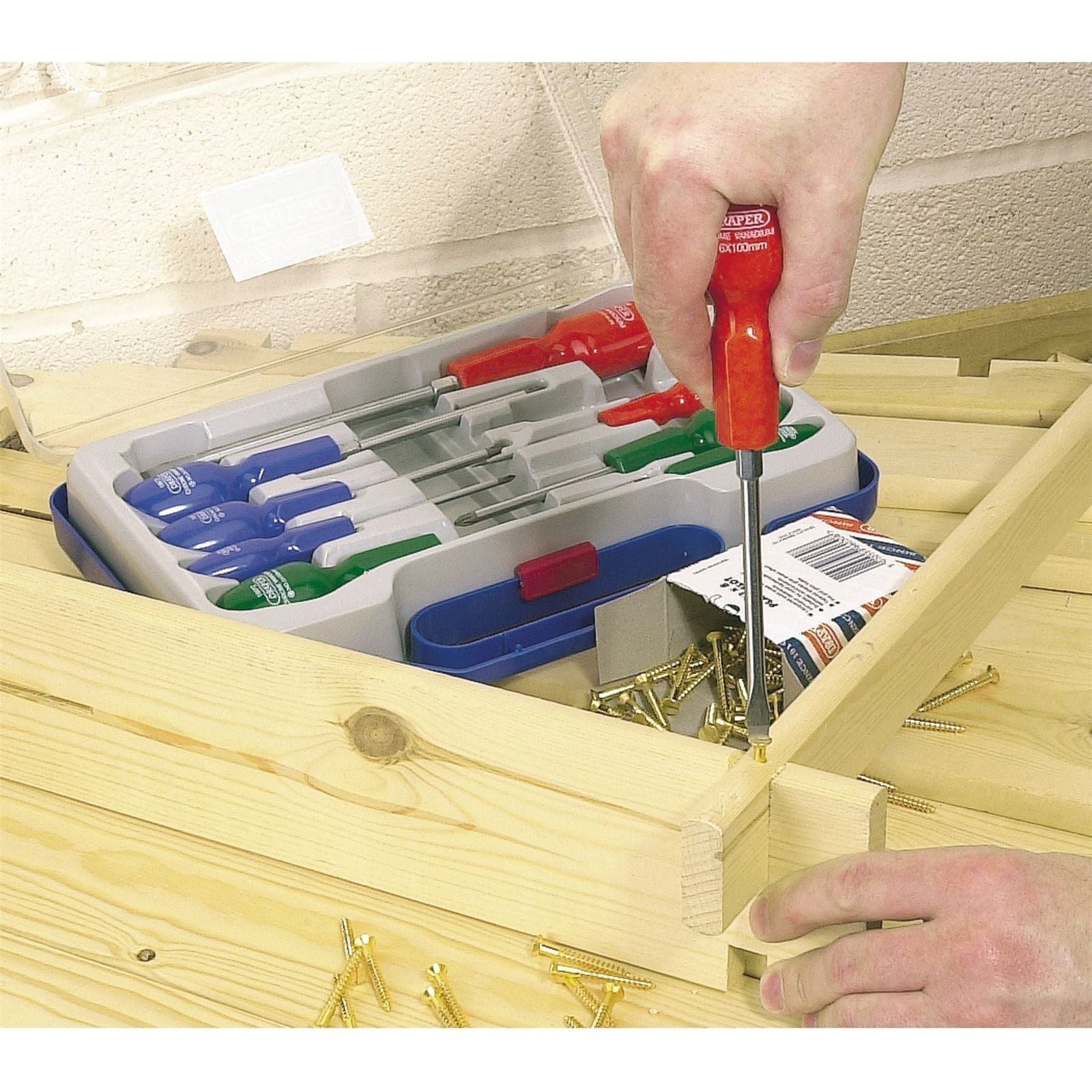 Draper Cabinet Pattern Screwdriver Set (9 Piece) 29613