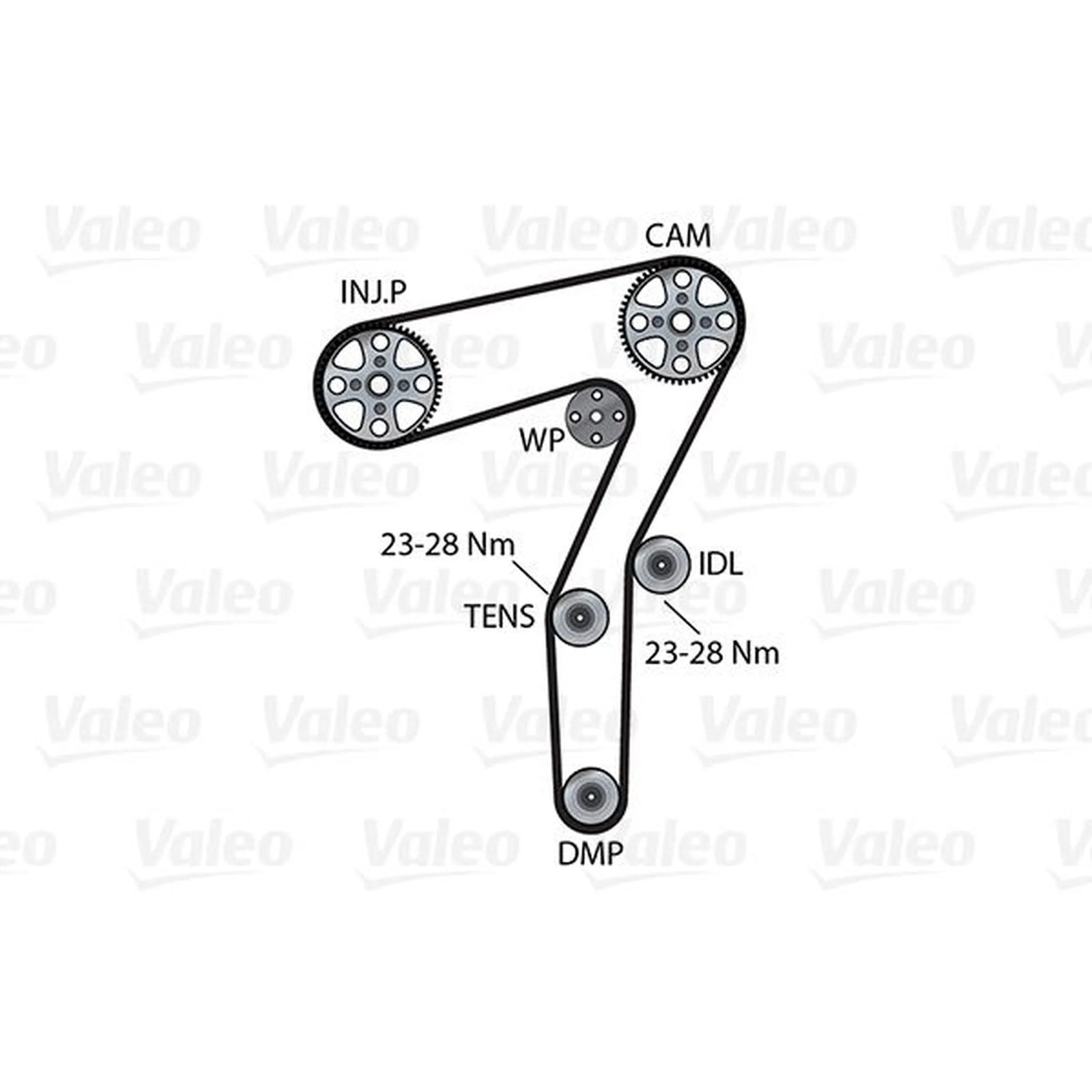 Valeo Timing Belt & Water Pump Kit 614589