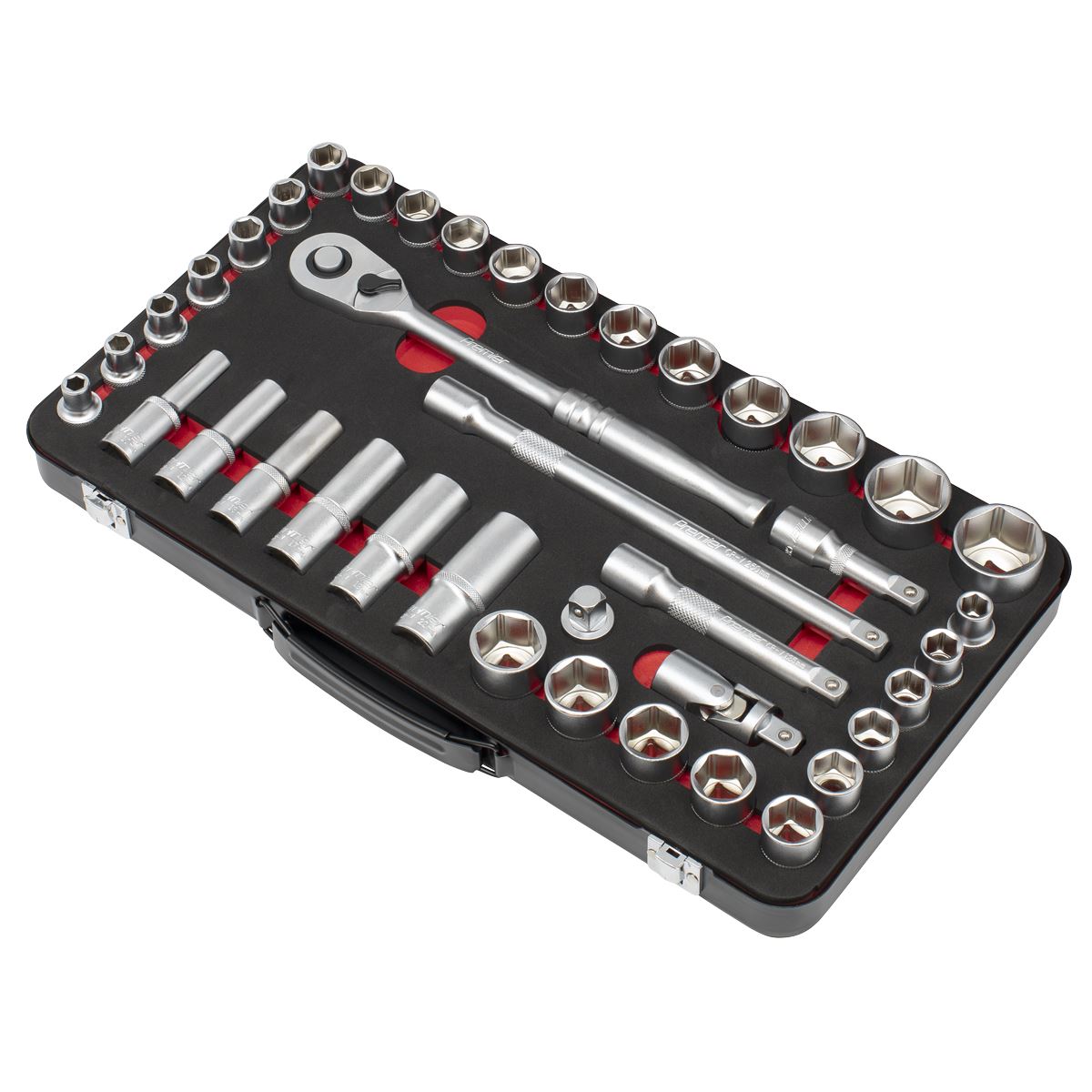 Premier Platinum Metric/Imperial Socket Set 1/2"Sq Drive 40pc