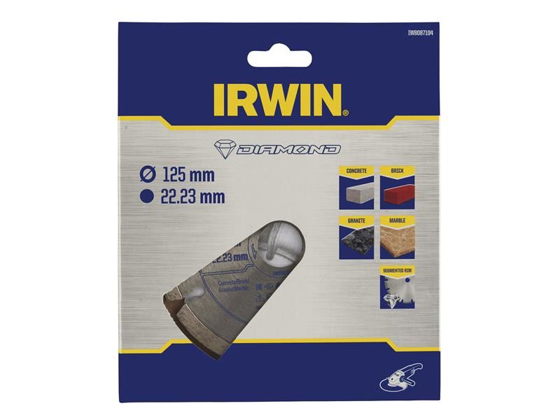 Irwin® Segmented Diamond Blade 125 x 22.23mm