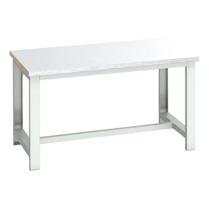 Bott Cubio Basic Bench, Steel Clad Top 1500 750-900mm