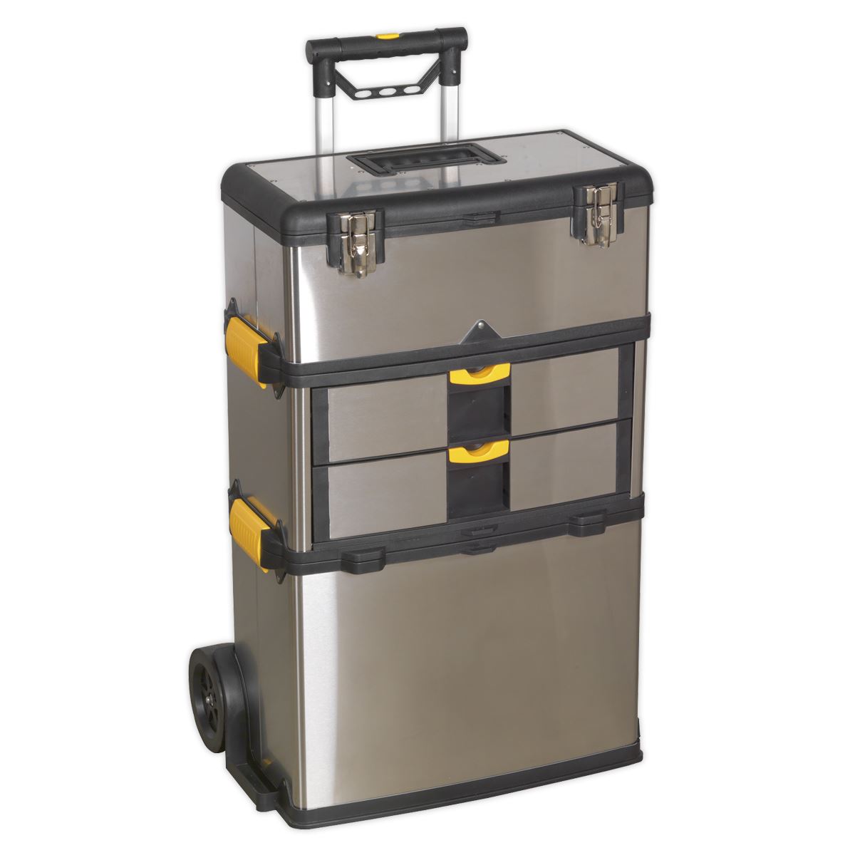Sealey Mobile Stainless Steel/Composite Toolbox 3 Compartment AP855