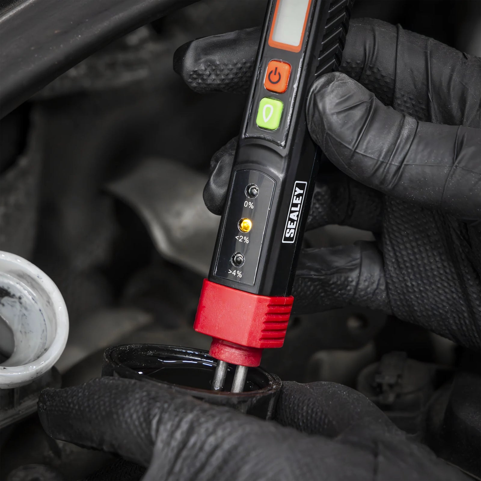 Sealey 2-In-1 Brake Fluid Tester & Tyre Pressure Gauge VS0276