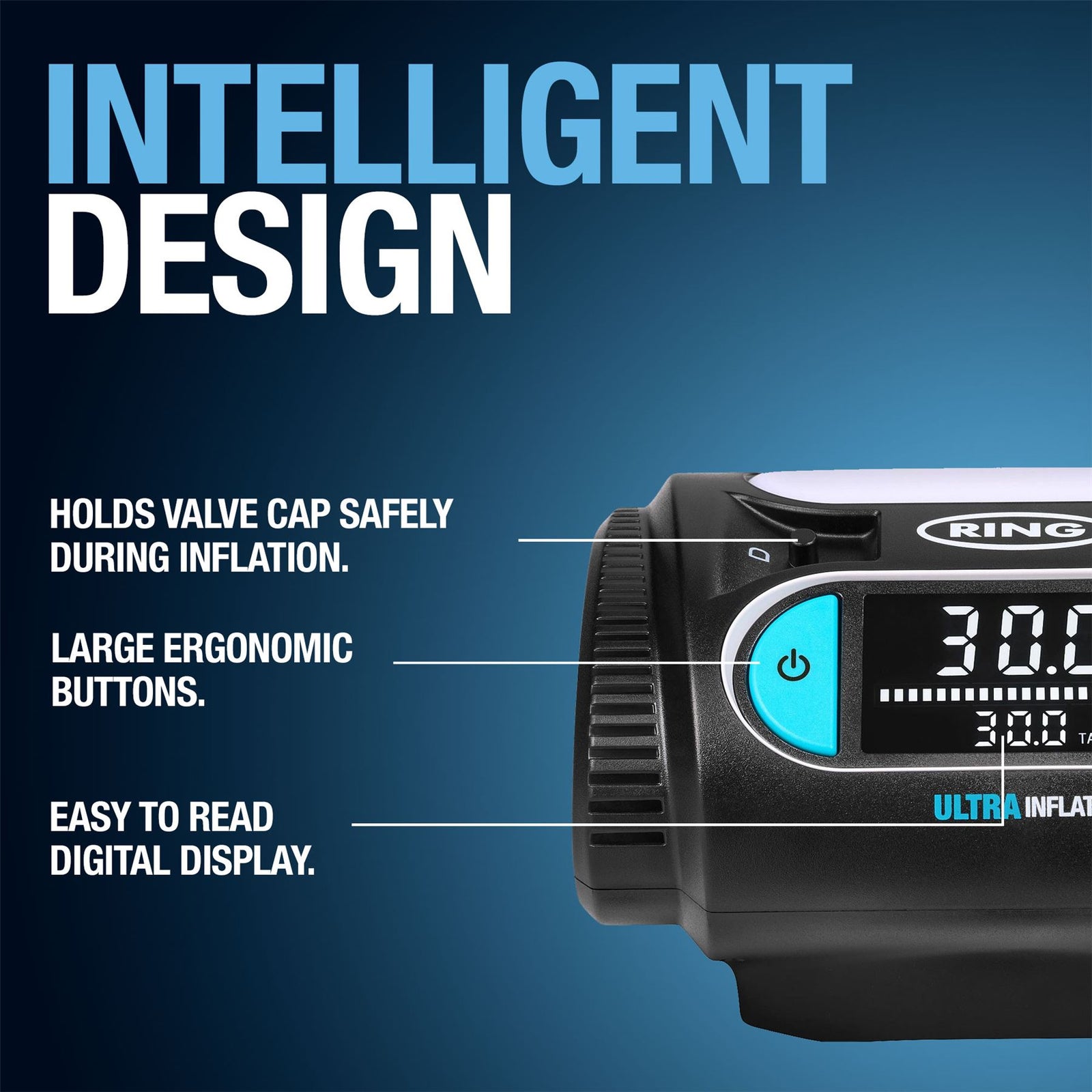 Ring RTI130T ULTRAINFLATE 30T Rapid Digital Tyre Inflator