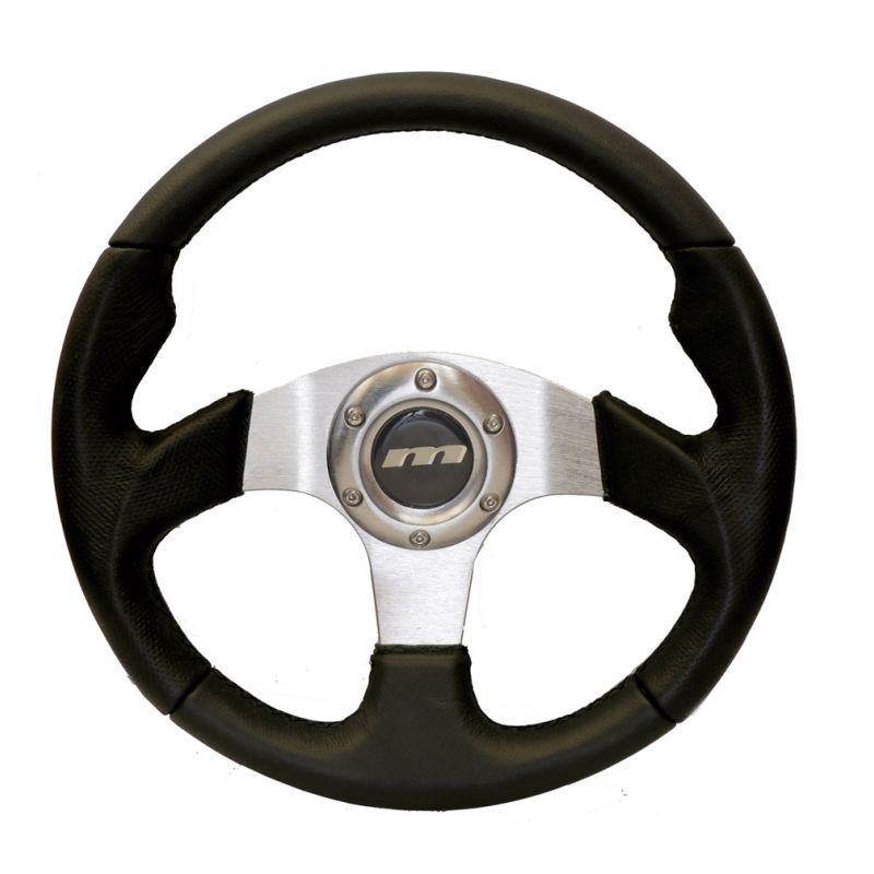 300mm Black Leather Steering Wheel + Boss fits Honda Accord 77-87 & Concerto