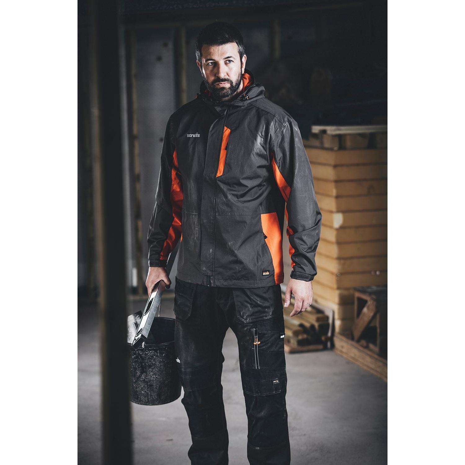 Scruffs Worker Jacket Charcoal XXL