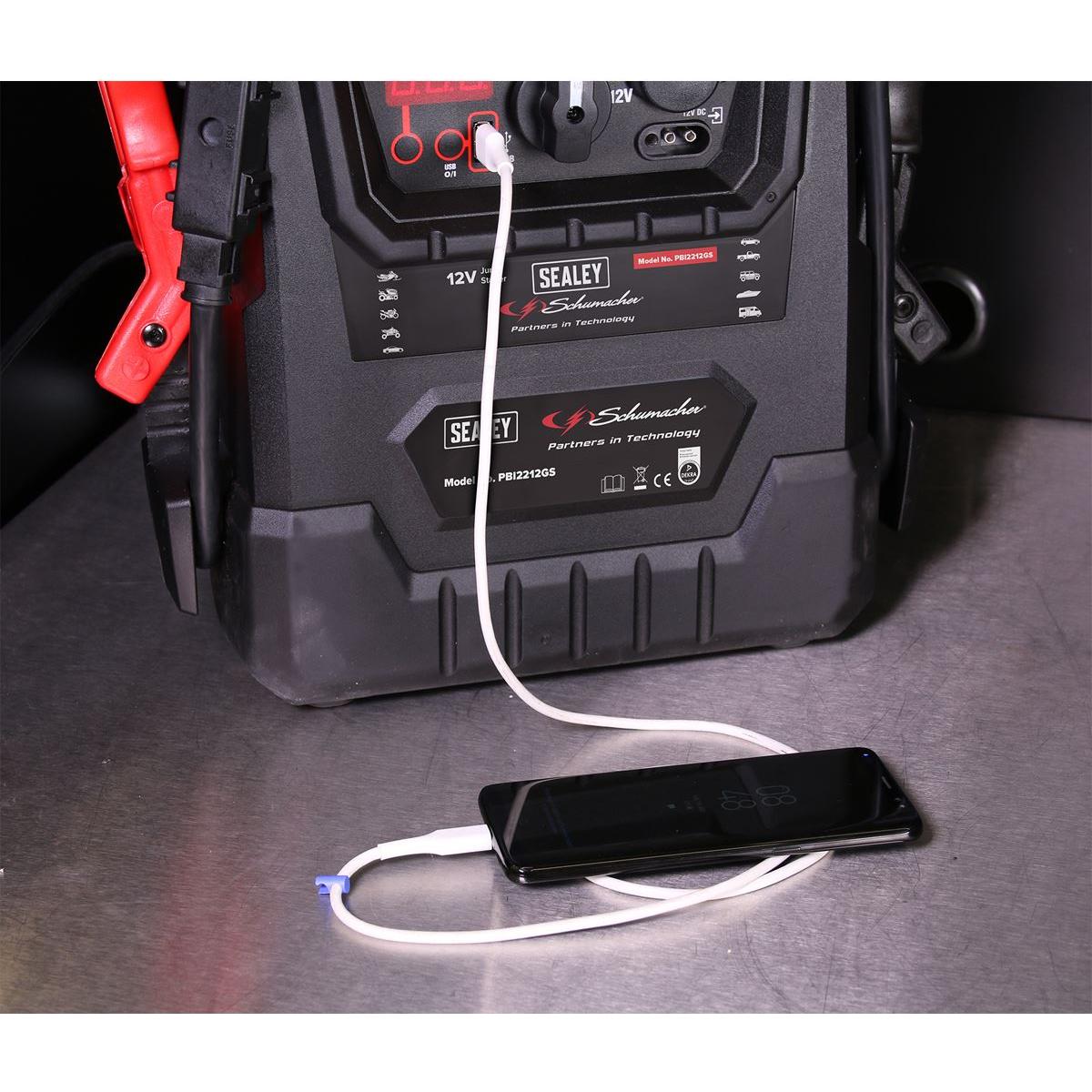 Sealey 12V RoadStart Emergency Jump Starter 2300 Peak Amps - DEKRA Approved