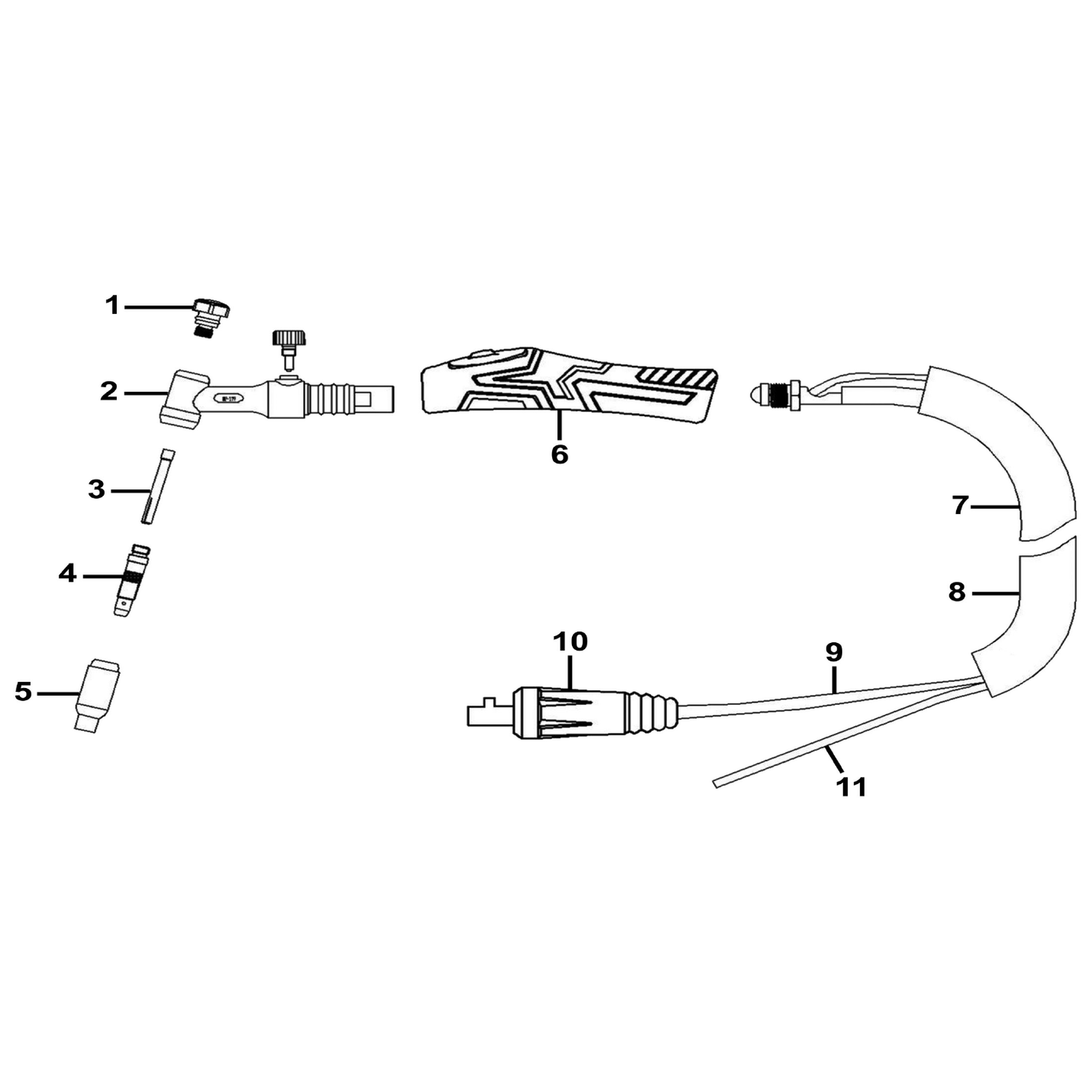 Sealey Splitter TIG13S-ACC4