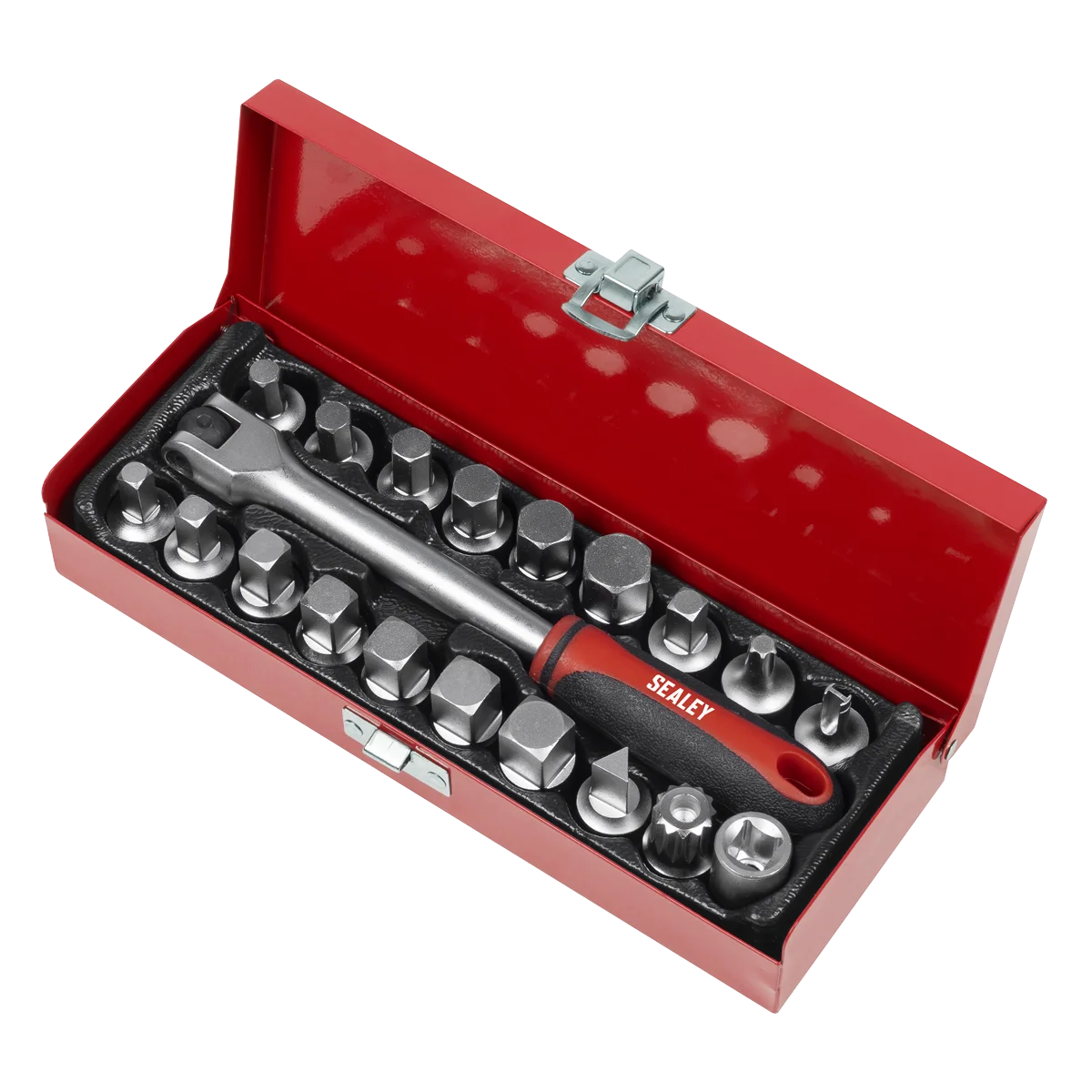 Sealey Oil Drain Plug Key Set 20 Piece 3/8"Sq Drive