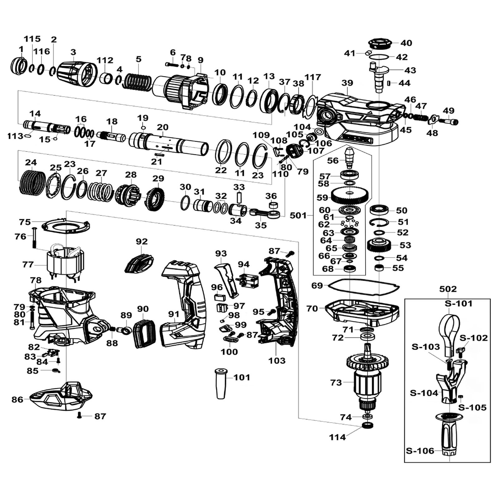 Sealey Front Casing Cap SDSMAX40.03