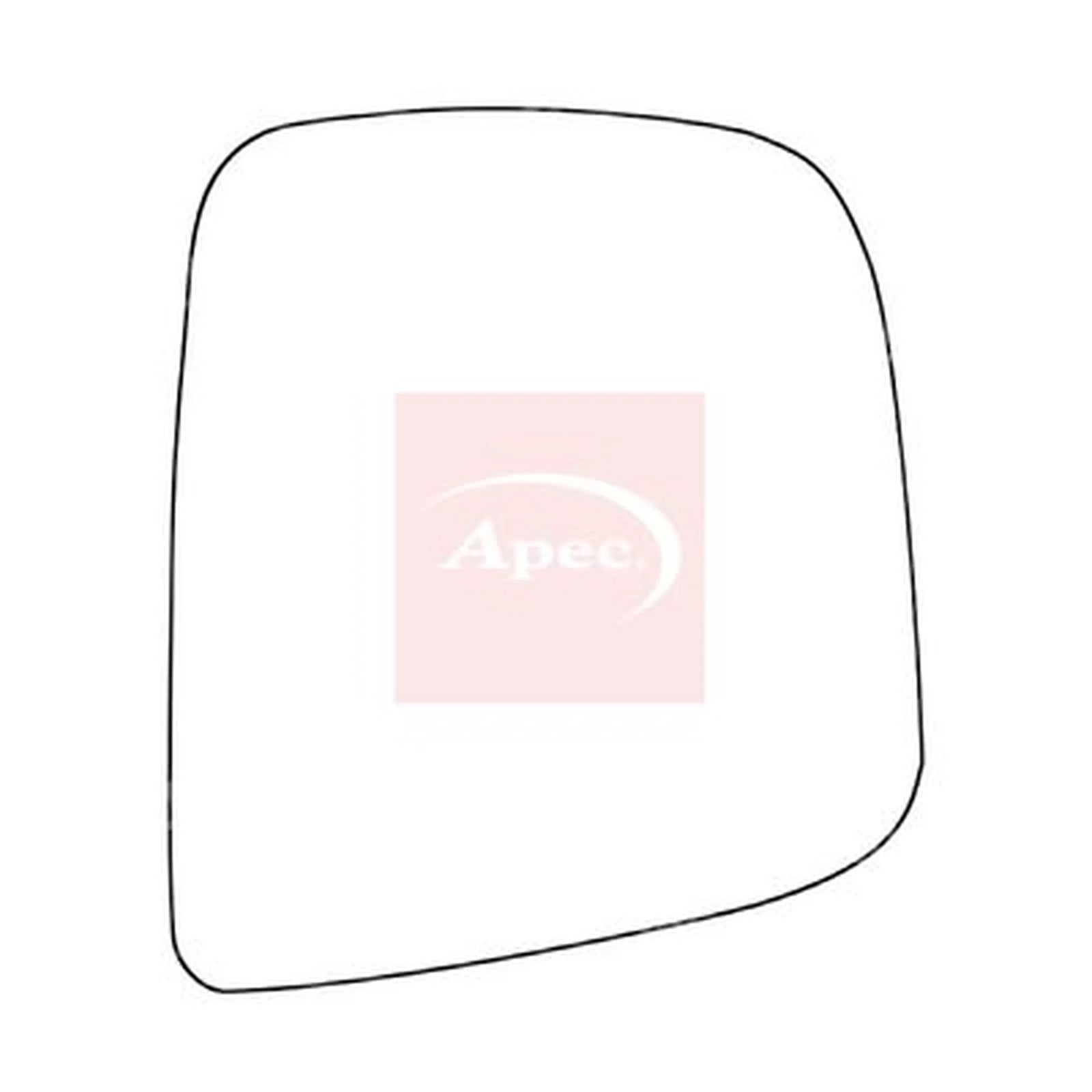 Apec Exterior Wing Mirror Glass Right AMS2632