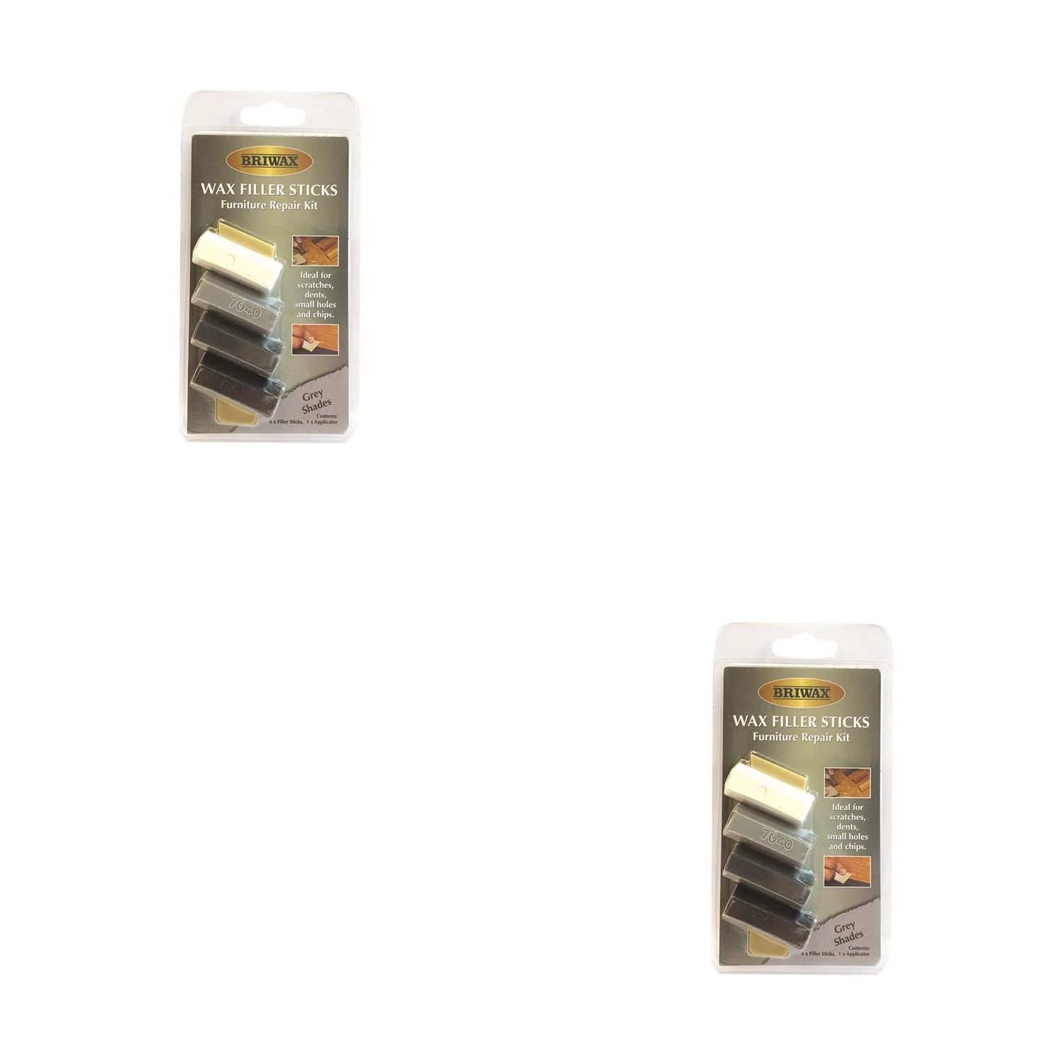 Briwax Wax Filler Sticks Grey Shades (Pack 4) - BWSWSGRY