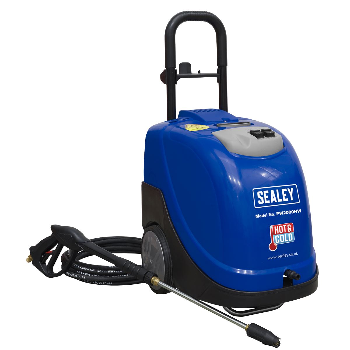 Sealey Hot Water Pressure Washer 135bar 230V PW2000HW
