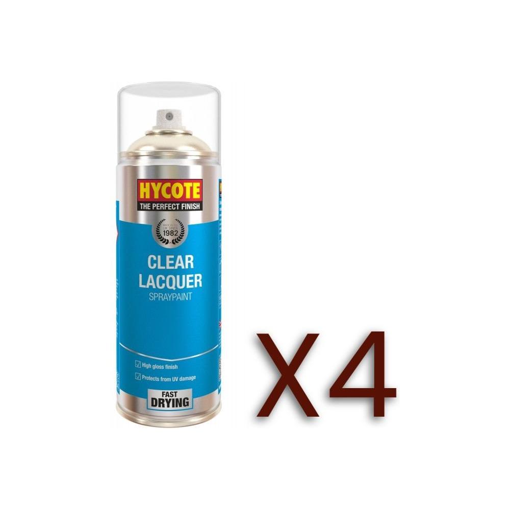 4x Hycote XUK0232 Clear Lacquer 400ml C/O