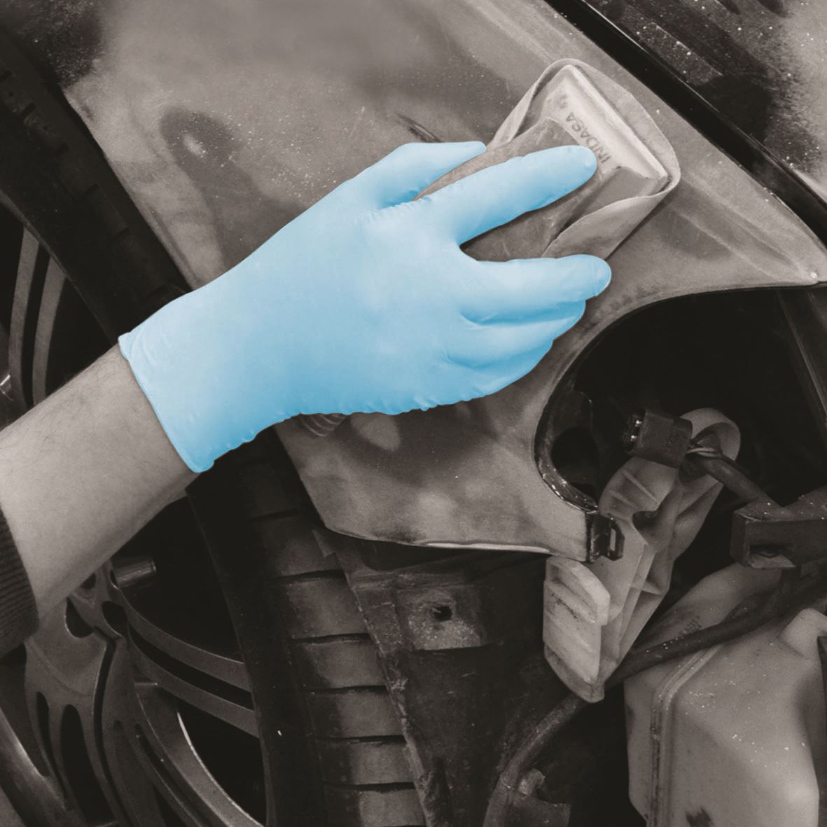 Bodyguards GL895 Powder Free Blue Nitrile Disposable Gloves Small Box of 100