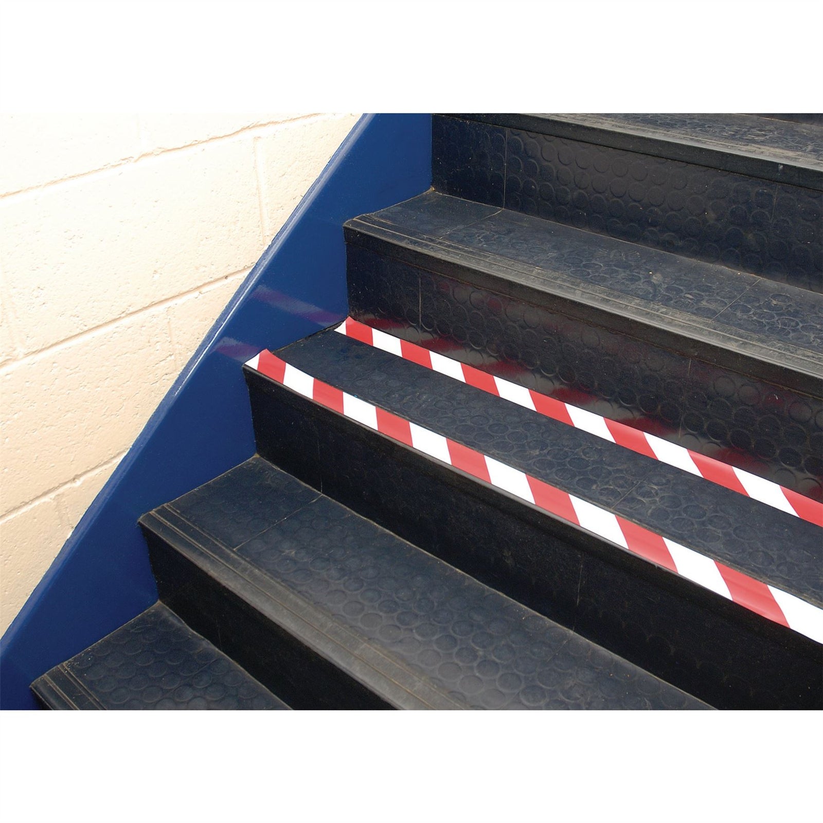 Draper Hazard Tape Roll, 33m x 50mm, Red and White 69010