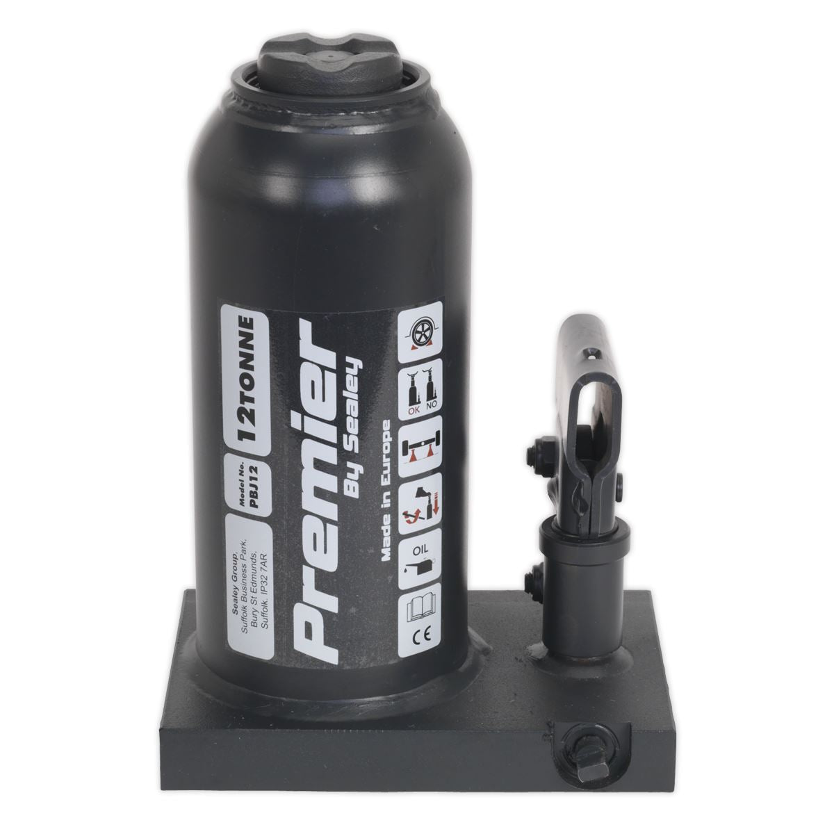 Sealey Premier Bottle Jack 12tonne PBJ12