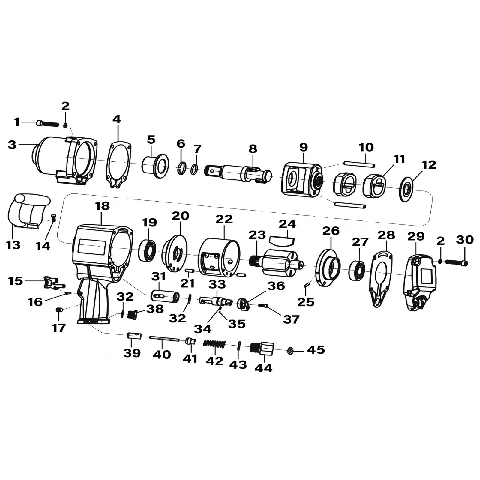 Sealey Rear Cover SA297-V2-29