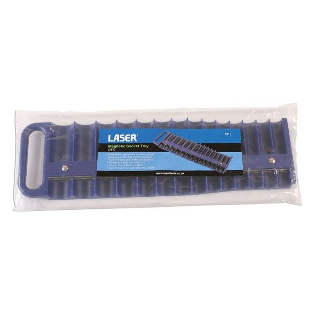 Laser Magnetic Socket Tray - 3/8"D 6210