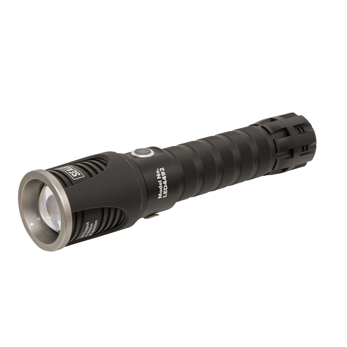 Sealey Aluminium Torch 10W SMD LED Adjustable Focus Rechargeable with USB Port