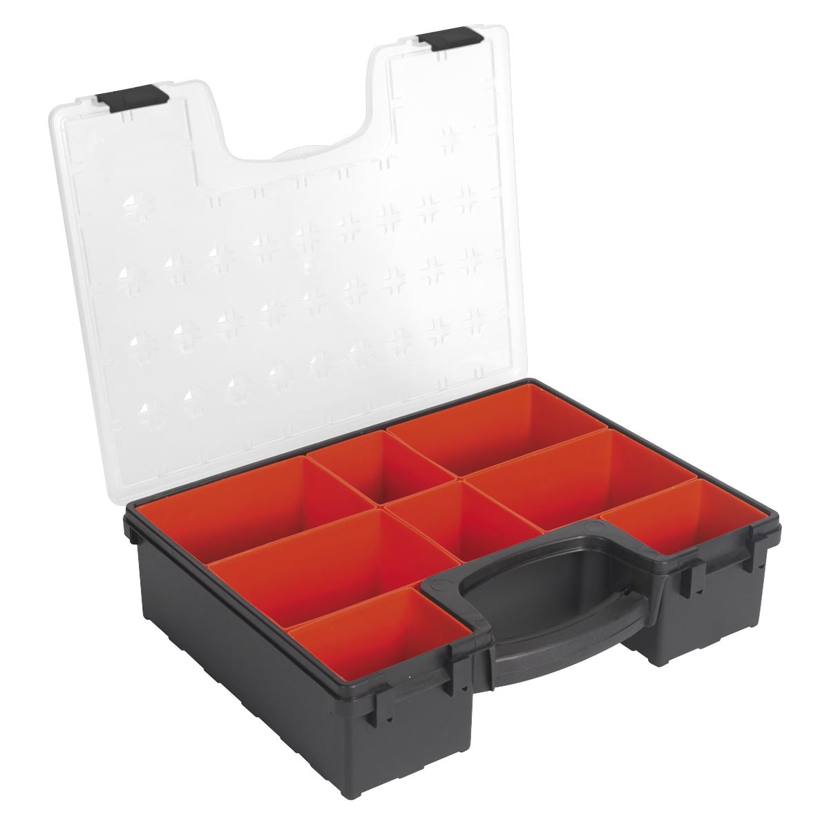 Parts Storage Case With 8 Removable Compartments