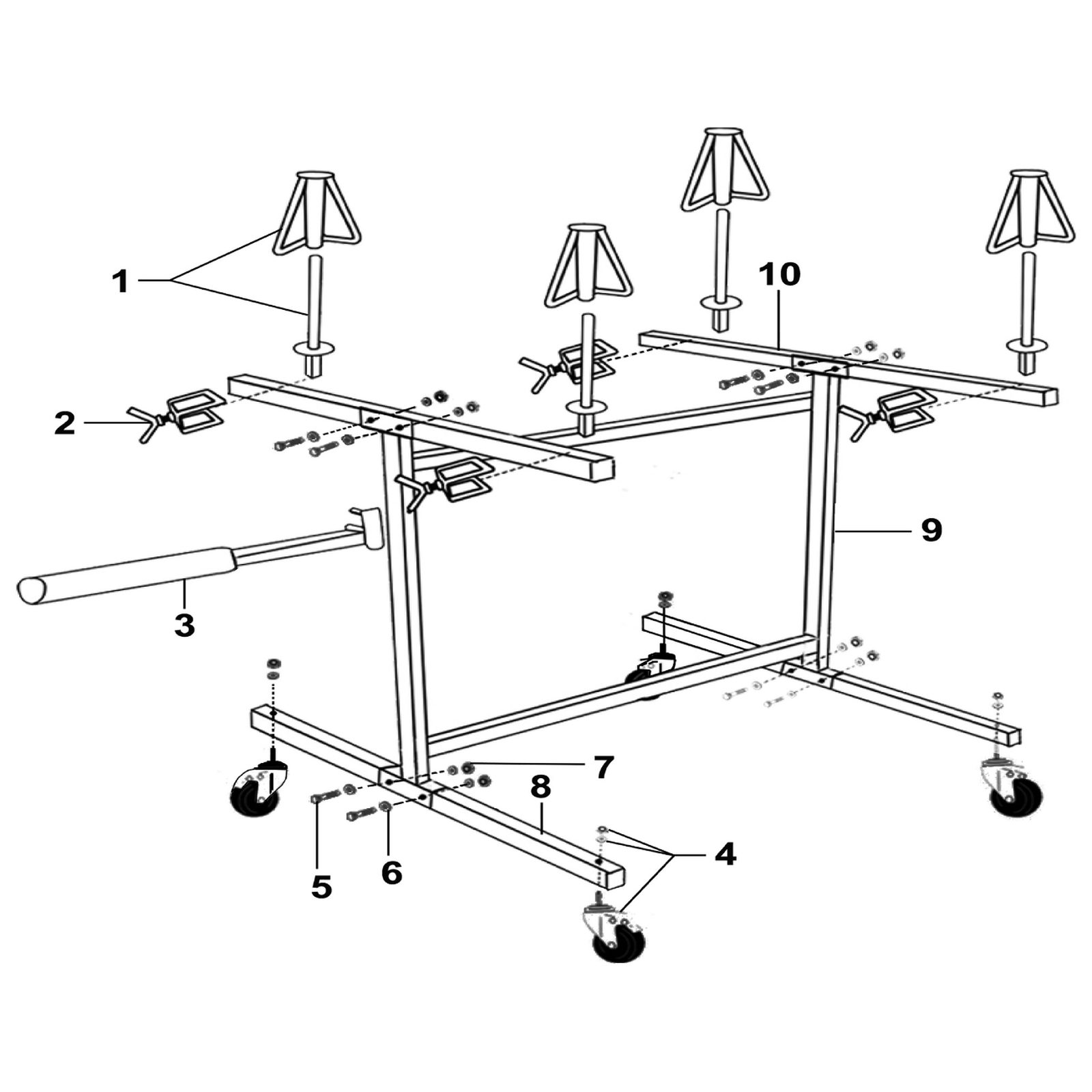 Sealey Wheel Frame MK74.08